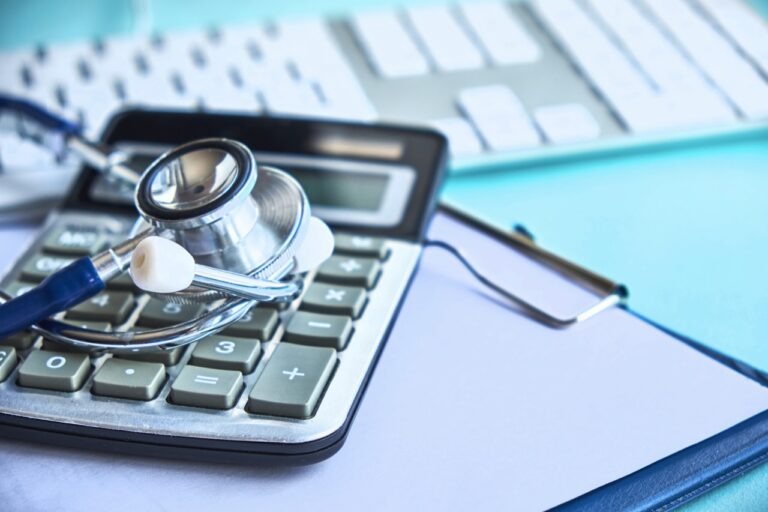 An explanation of benefits document being faxed from a primary to secondary payer